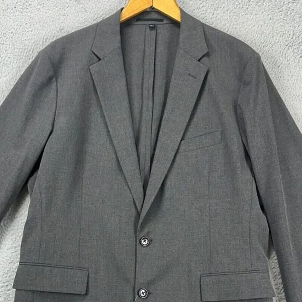 J.Crew Blazer Men 44L Thomson Gray Performance 4-Way Stretch Sport Coat Suit NEW